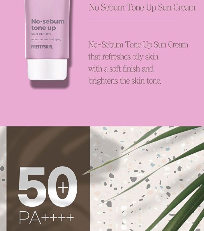 Sun Cream - 4 Types - No-Sebum Tone Up
