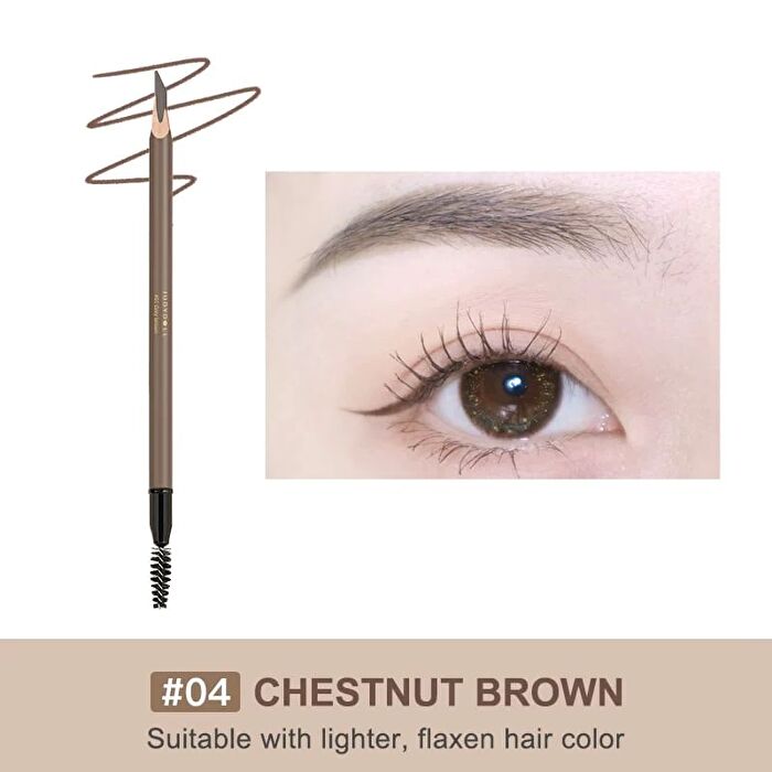 Shaping Eyebrow Pencil - 4 Colors - #04 Chestnut Brown - 1.8g
