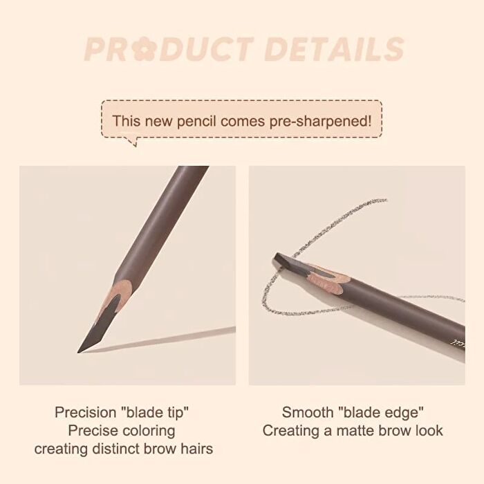 Shaping Eyebrow Pencil - 4 Colors - #04 Chestnut Brown - 1.8g