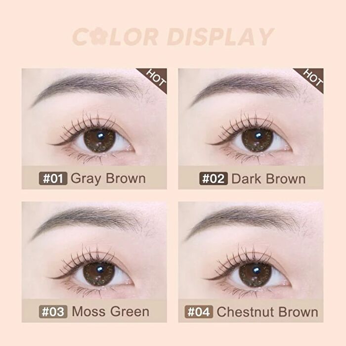 Shaping Eyebrow Pencil - 4 Colors - #03 Moss Green - 1.8g