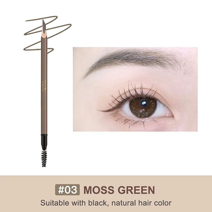 Shaping Eyebrow Pencil - 4 Colors - #02 Dark Brown - 1.8g