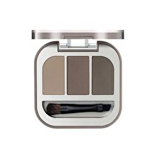 Judydoll 3 Shade Eyebrow Powder - 2 Colors (2-3) - #02 Dark Brown - 2.7g