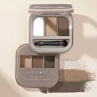3 Shade Eyebrow Powder - 2 Colors (2-3) - #02 Dark Brown - 2.7g