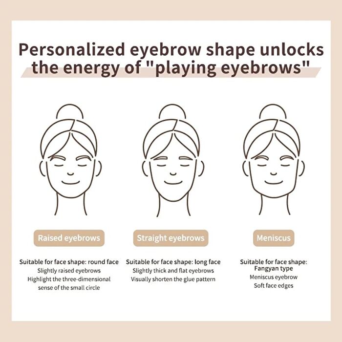 3 Shade Eyebrow Powder - 2 Colors (2-3) - #03 Beige - 2.7g