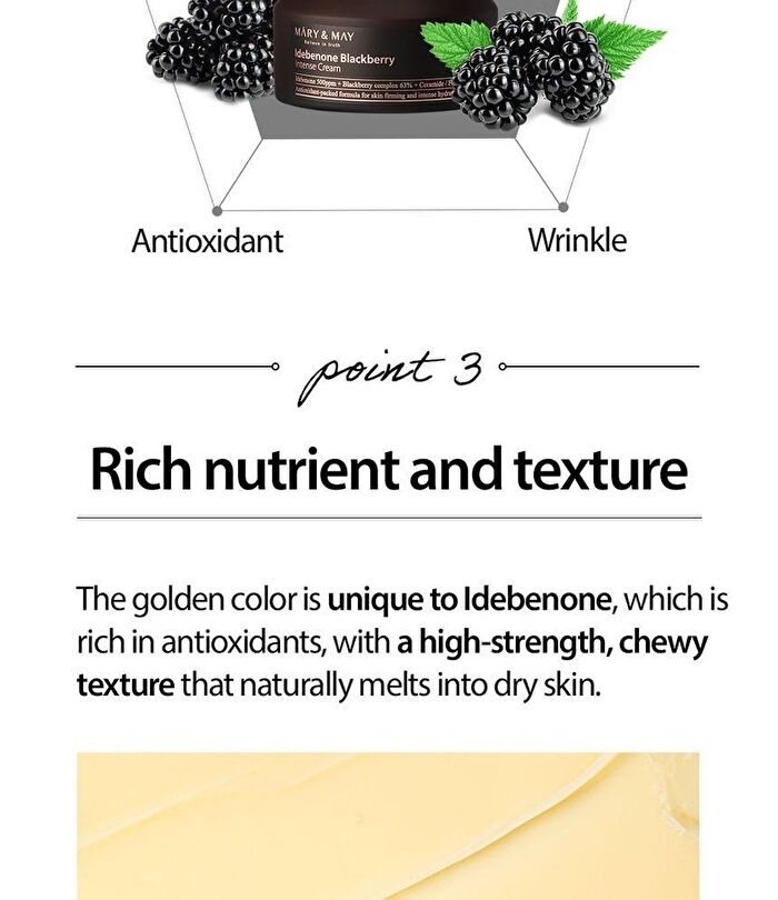Idebenone Blackberry Intense Cream Mini - 12g