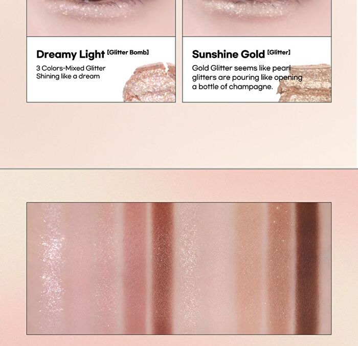 Seasonal Blending Eyeshadow Palette - 6 Types - #04 Sunlit Citrus