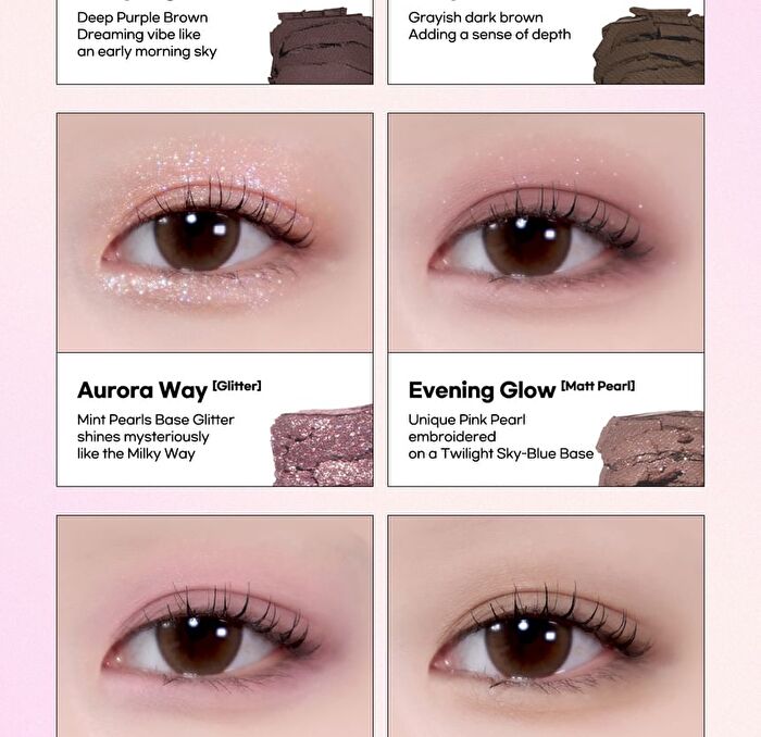 Seasonal Blending Eyeshadow Palette - 6 Types - #04 Sunlit Citrus