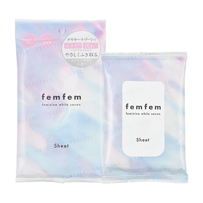 Femfem Feminine Wipe Sheets - 10 pcs
