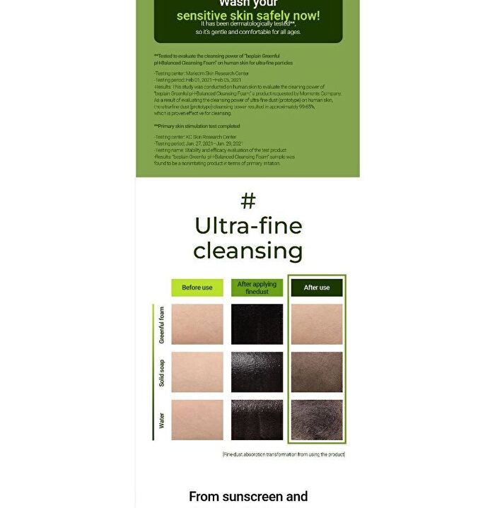 Mung Bean Ph-balanced Cleansing Foam Jumbo - 160ml