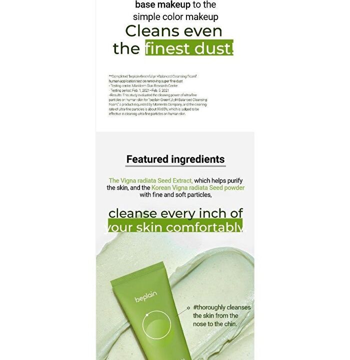 Mung Bean Ph-balanced Cleansing Foam Jumbo - 160ml