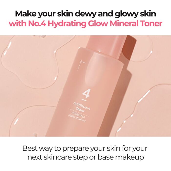 numbuzin No.4 Hydrating Glow Mineral Toner - 200ml