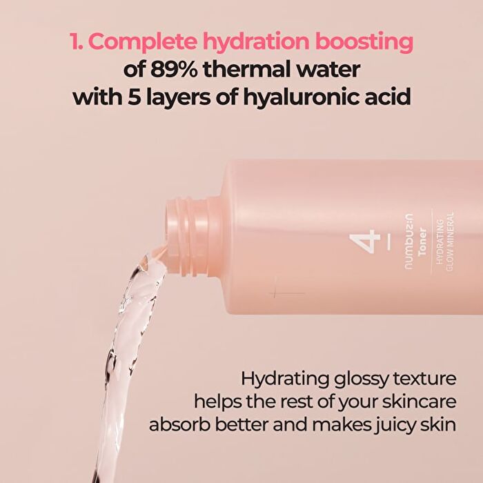 numbuzin No.4 Hydrating Glow Mineral Toner - 200ml