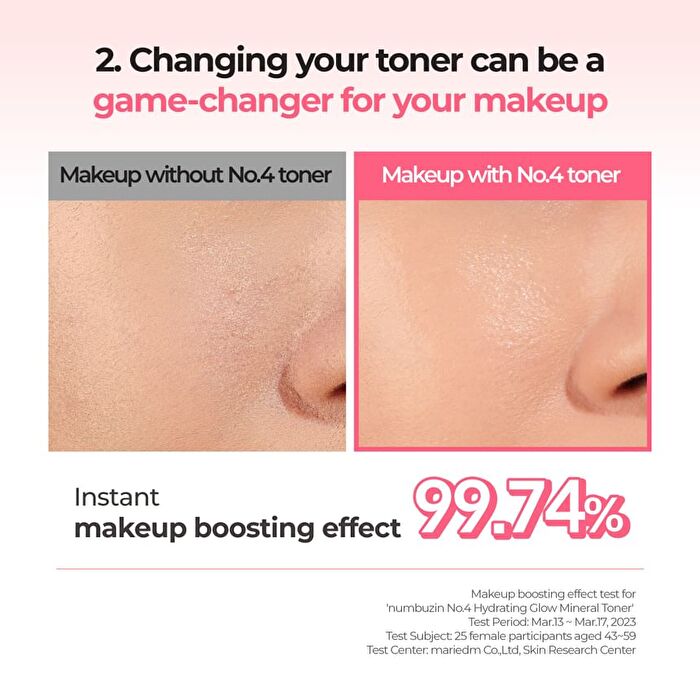 numbuzin No.4 Hydrating Glow Mineral Toner - 200ml
