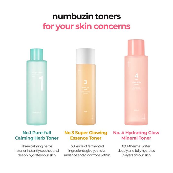 numbuzin No.4 Hydrating Glow Mineral Toner - 200ml