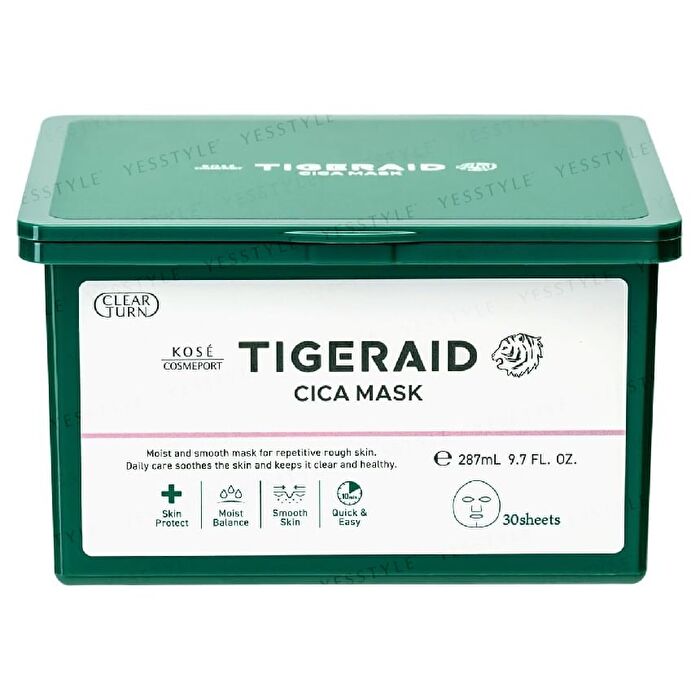 Clear Turn Tigeraid CICA Repair Mask - 30 pcs