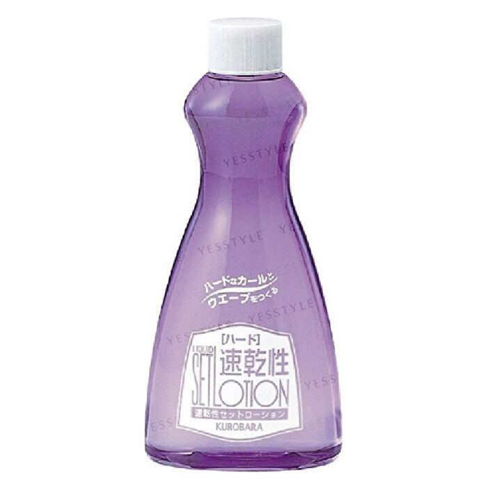 Kurobara Kuroyuri Quick Drying Hair Set Lotion Hard - 200ml