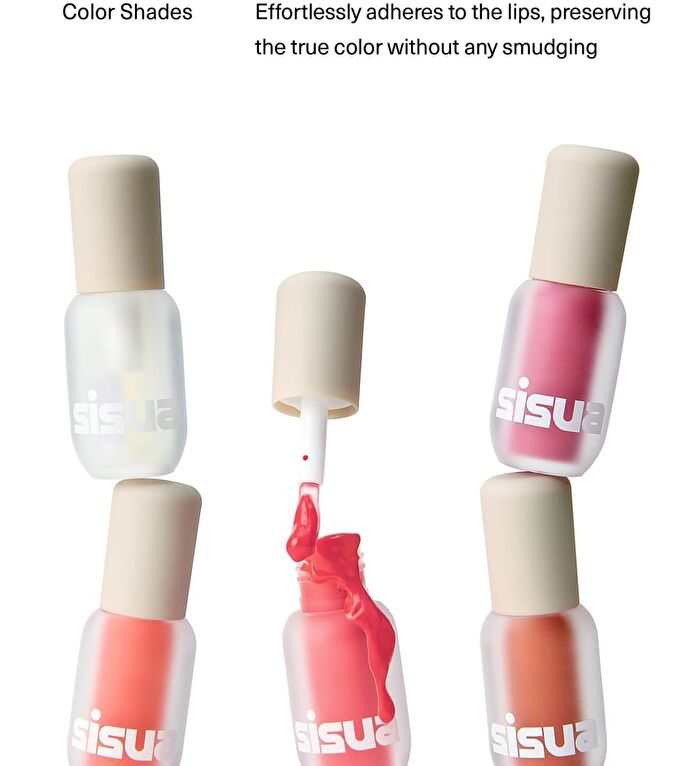 Sisua Popcorn Syrup Lip Plumper - 5 Colors - No. 1 Strawberry Cream