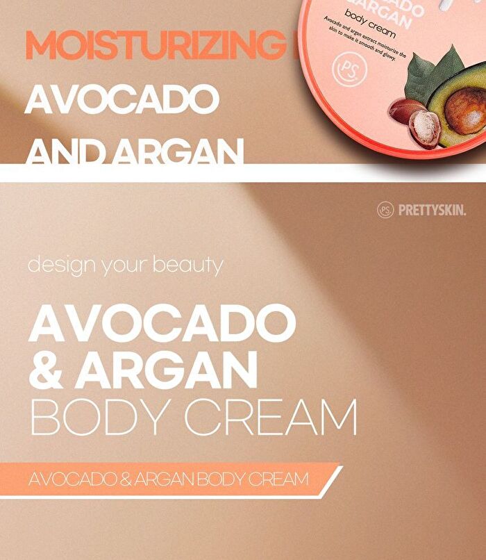Avocado & Argan Body Cream Jar - 300ml