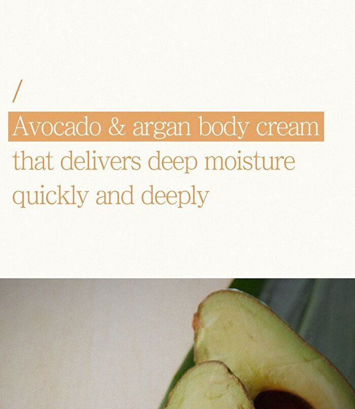 Avocado & Argan Body Cream Jar - 300ml