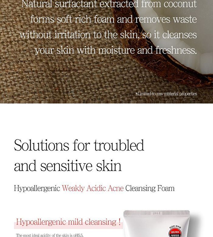 Cleansing Foam - 2 Types - Acne