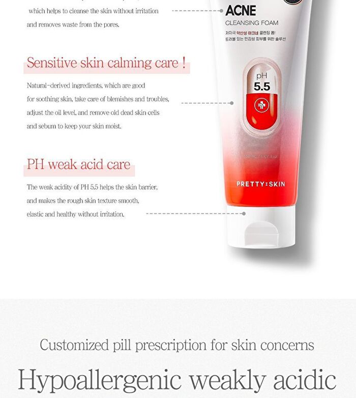 Cleansing Foam - 2 Types - Acne