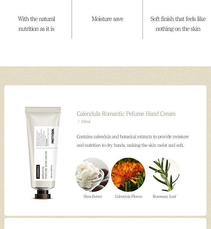 Romantic Perfume Hand Cream - 5 Types - Hyaluronic Acid