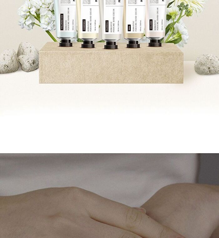Romantic Perfume Hand Cream - 5 Types - Collagen