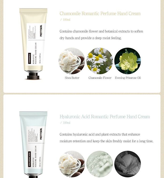 Romantic Perfume Hand Cream - 5 Types - Collagen