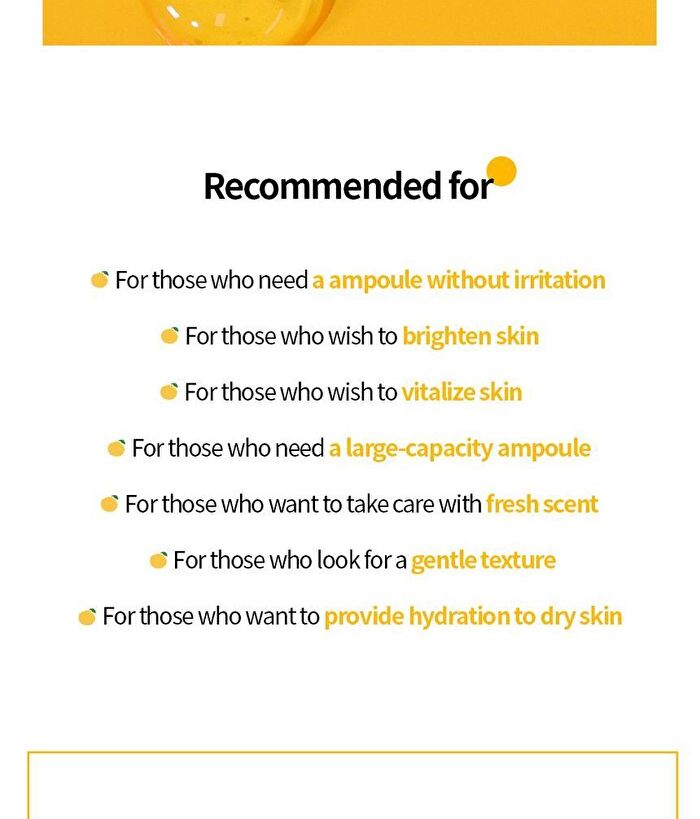 Citrus Yuja Vitalizing Ampoule - 250ml