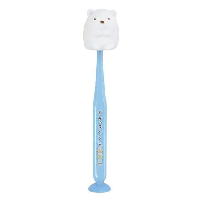 Sumikko Gurashi Toothbrush with Sucker & Cap Shirokuma - 1 pc