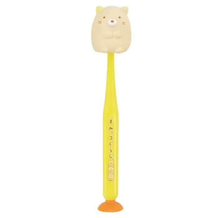 Sumikko Gurashi Toothbrush with Sucker & Cap Neko - 1 pc