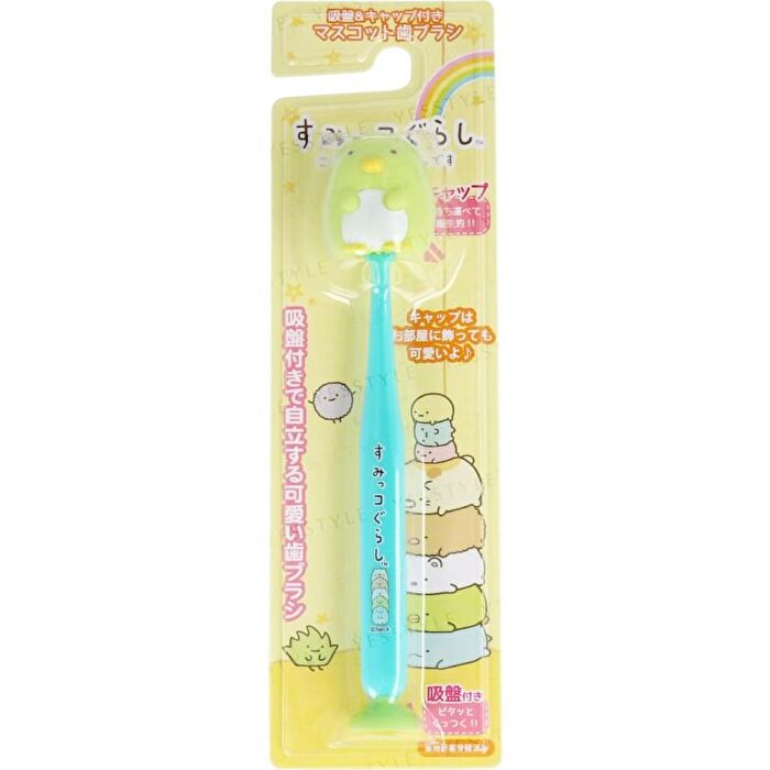 Sumikko Gurashi Toothbrush with Sucker & Cap Penguin? - 1 pc