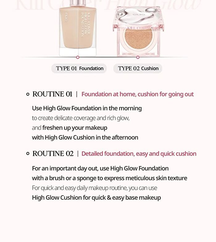 Kill Cover High Glow Foundation - 3 Colors - #03 Linen