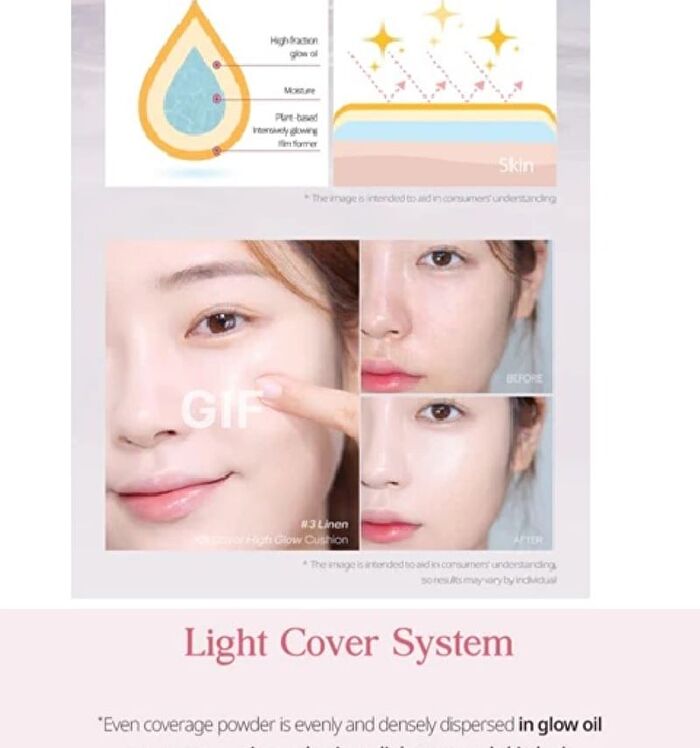 Kill Cover High Glow Cushion Set - 3 Colors - #02 Lingerie