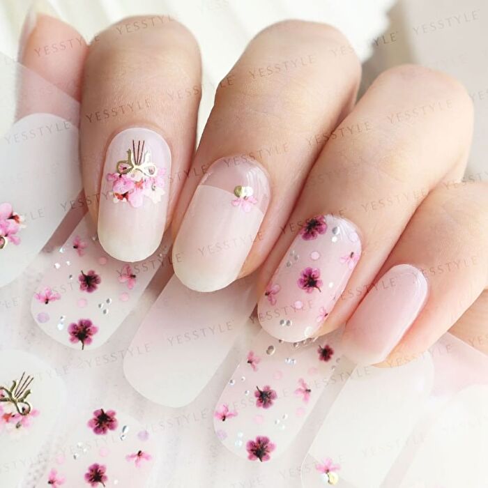 Blossomes On The Path Nail Art Stickers - 24 pcs