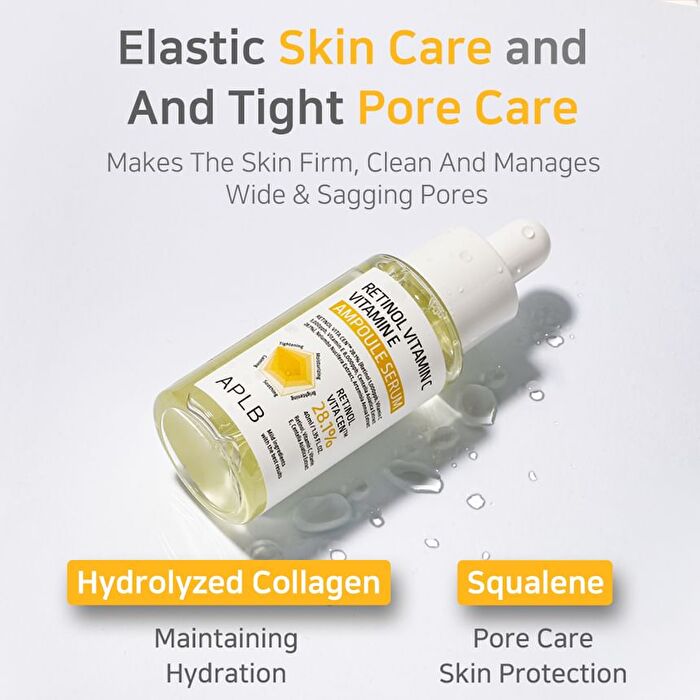 Aplb Retinol Vitamin C Vitamin E Ampoule Serum - 40ml