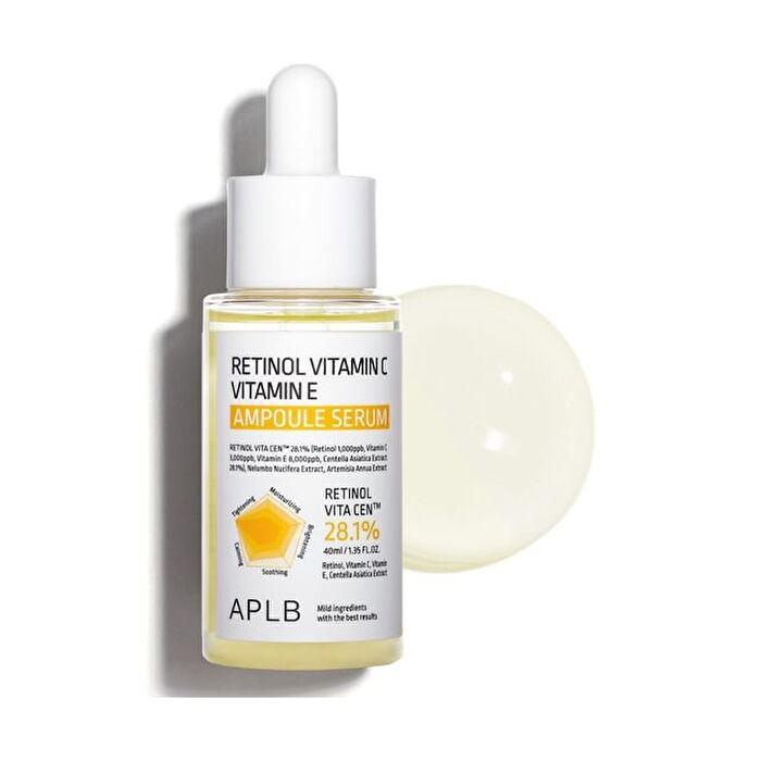 Aplb Retinol Vitamin C Vitamin E Ampoule Serum - 40ml