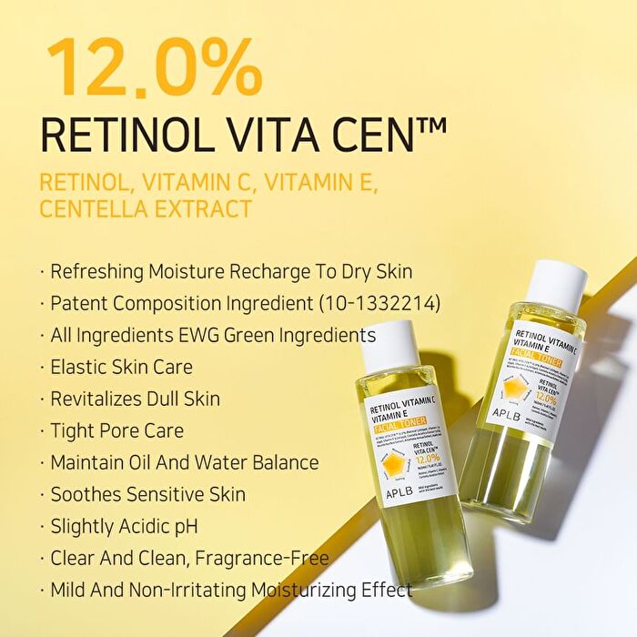 Aplb Retinol Vitamin C Vitamin E Facial Toner - 160ml
