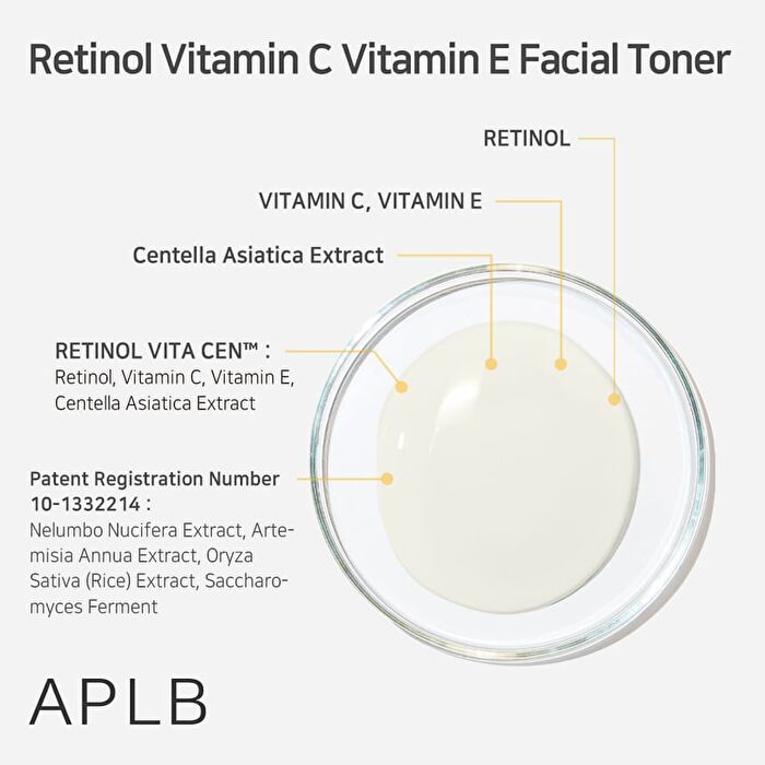 Aplb Retinol Vitamin C Vitamin E Facial Toner - 160ml