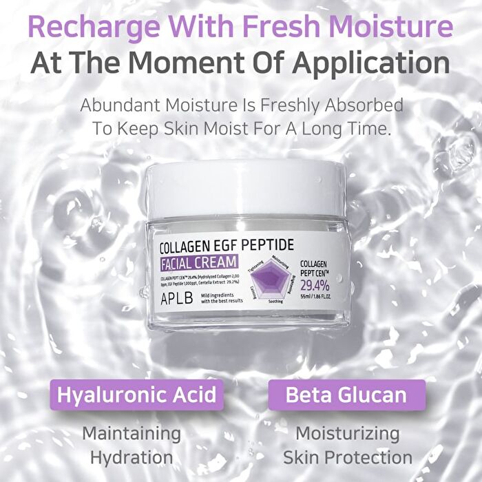 Aplb Collagen EGF Peptide Facial Cream - 55ml