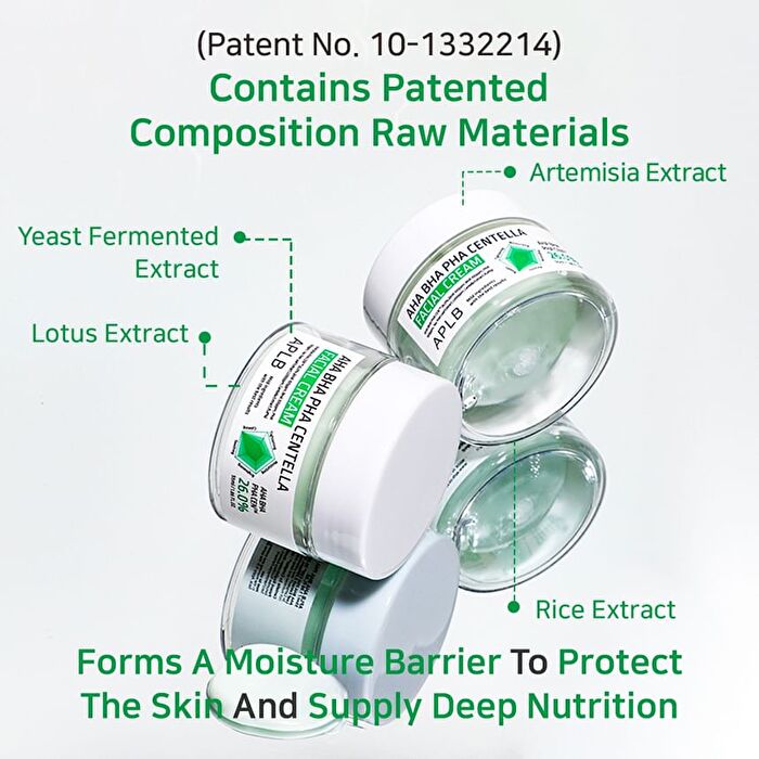 Aplb AHA BHA PHA Centella Facial Cream - 55ml