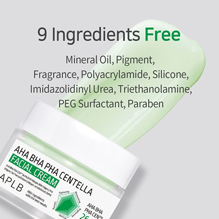 Aplb AHA BHA PHA Centella Facial Cream - 55ml