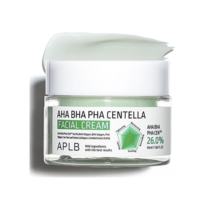 Aplb AHA BHA PHA Centella Facial Cream - 55ml