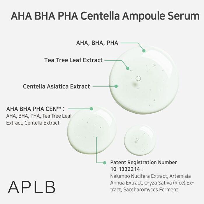 Aplb AHA BHA PHA Centella Ampoule Serum - 40ml