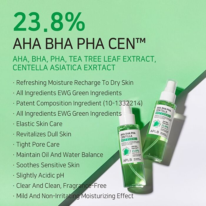Aplb AHA BHA PHA Centella Mist Essence - 105ml