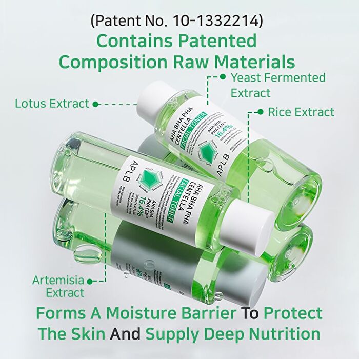 Aplb AHA BHA PHA Centella Facial Toner - 160ml