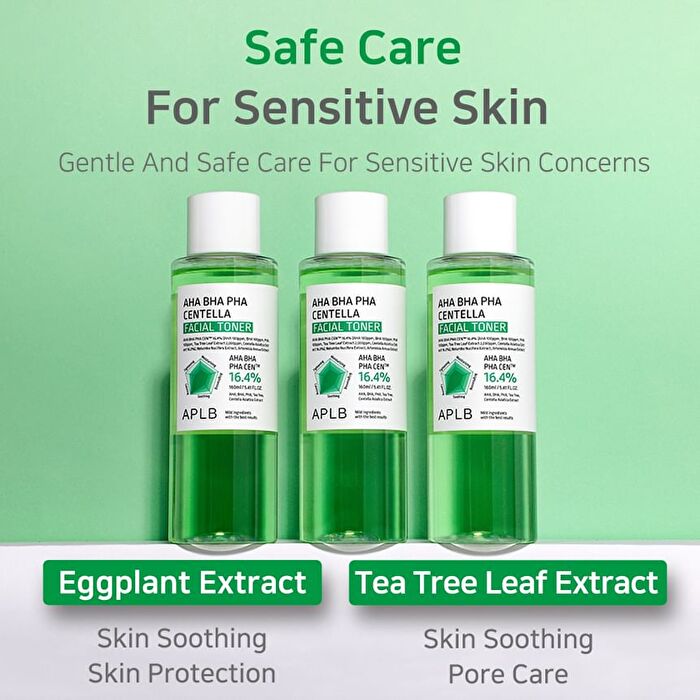 Aplb AHA BHA PHA Centella Facial Toner - 160ml