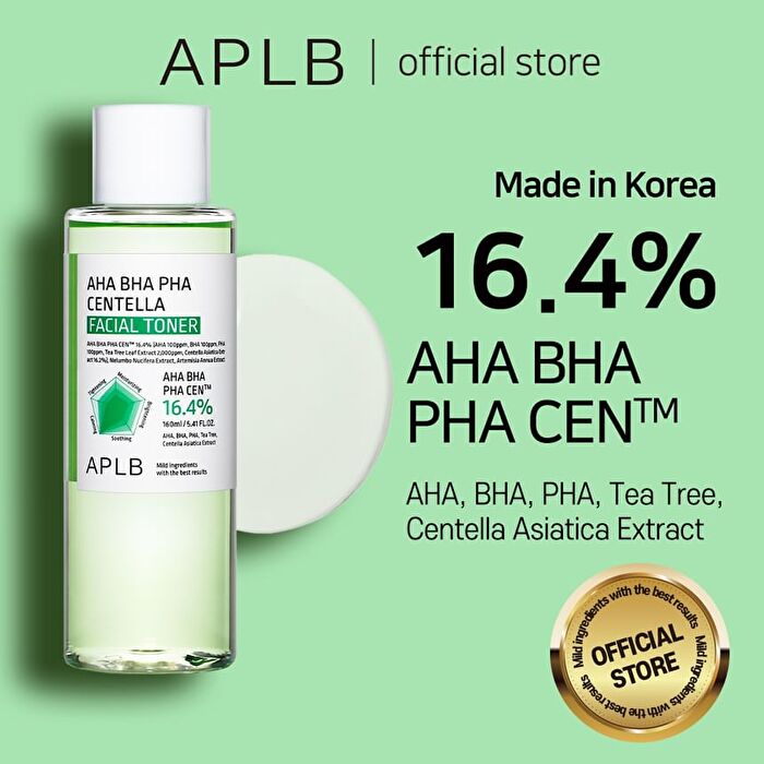 Aplb AHA BHA PHA Centella Facial Toner - 160ml