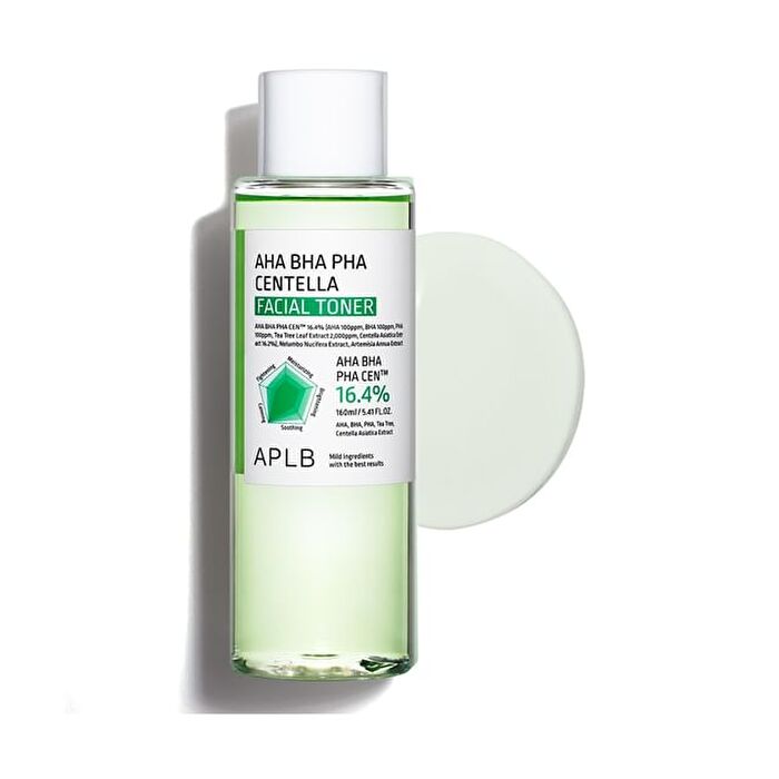 Aplb AHA BHA PHA Centella Facial Toner - 160ml