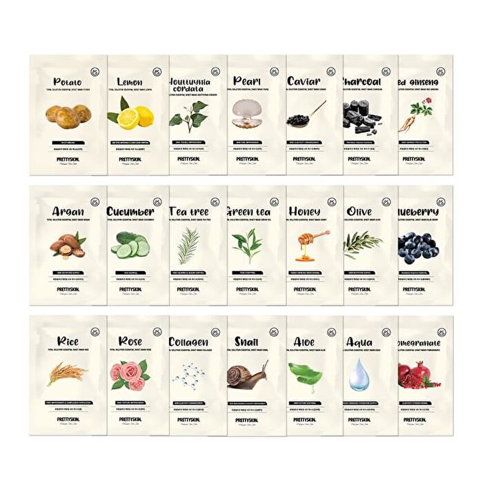 Total Solution Essential Sheet Mask - 21 Types - Lemon